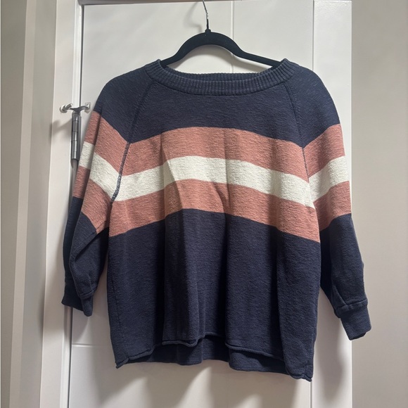 Madewell Striped Telluride Pullover Sweater - Picture 2 of 7